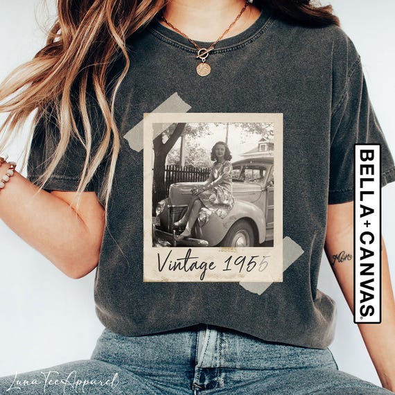 Custom Vintage Photo And Year Shirt, Custom Shirt With Picture Personalized 30th Birthday Gift Vintage 30th Birthday Party Vintage Est Shirt