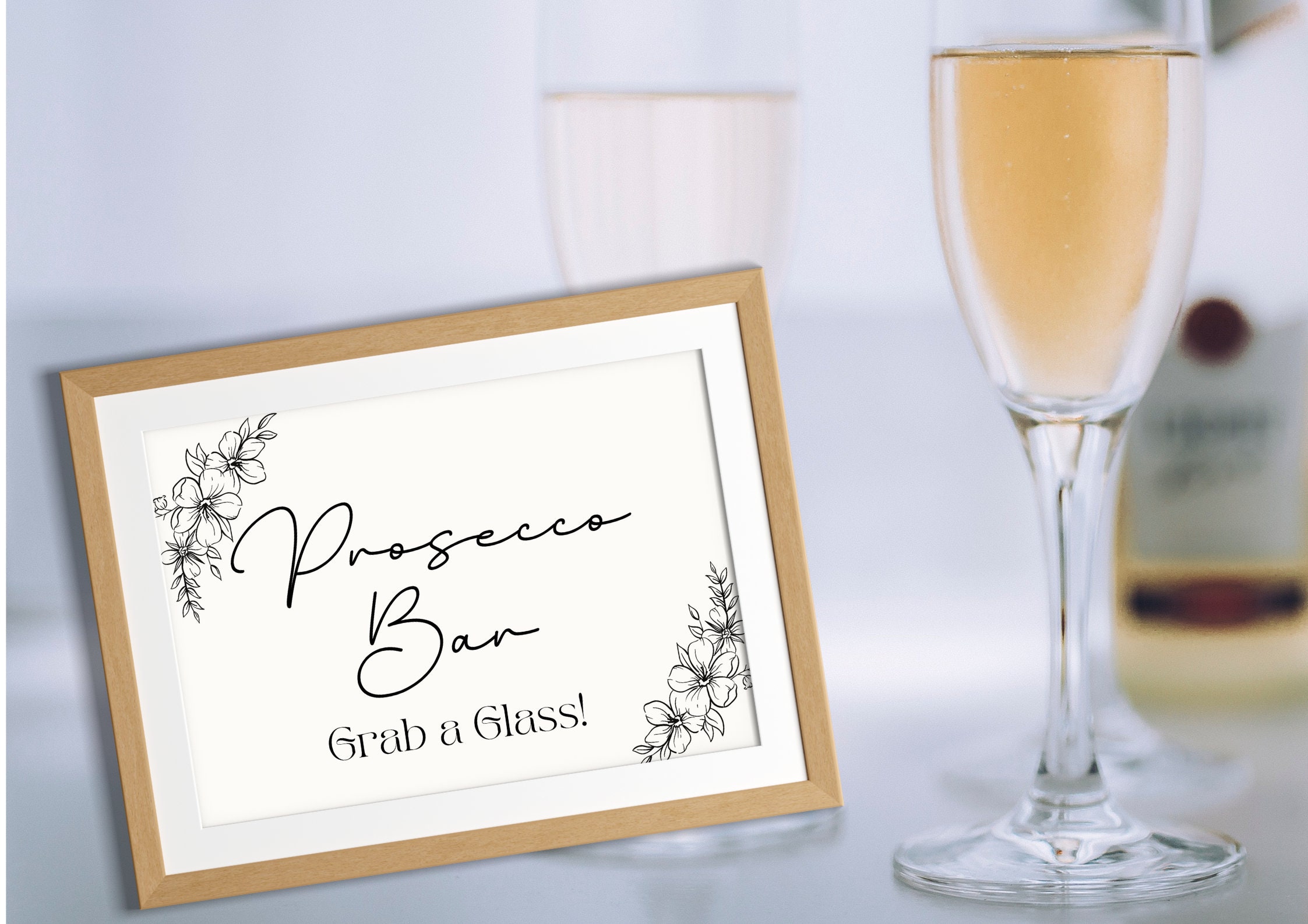 Prosecco Bar Party Sign Prosecco - Il Fullxfull.4236795459 A49h