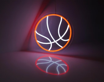 Basketball Neon Sign: Kids Room Decor, Dream Big LED Light