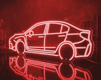 Custom Car Neon Sign: Garage Decor, LED Wall Art
