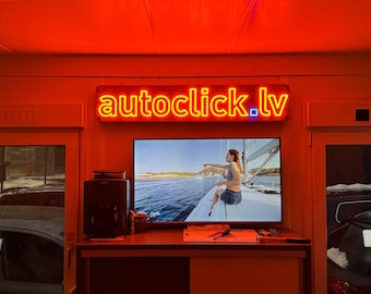Custom Garage Neon Sign: Personalized Car Lover LED Wall Art