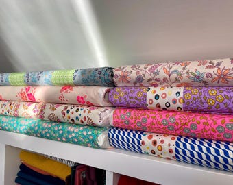 Petit Pan Cotton fabric, various Patterns. Oeko-Tex Certified. Perfect for craft and sewing