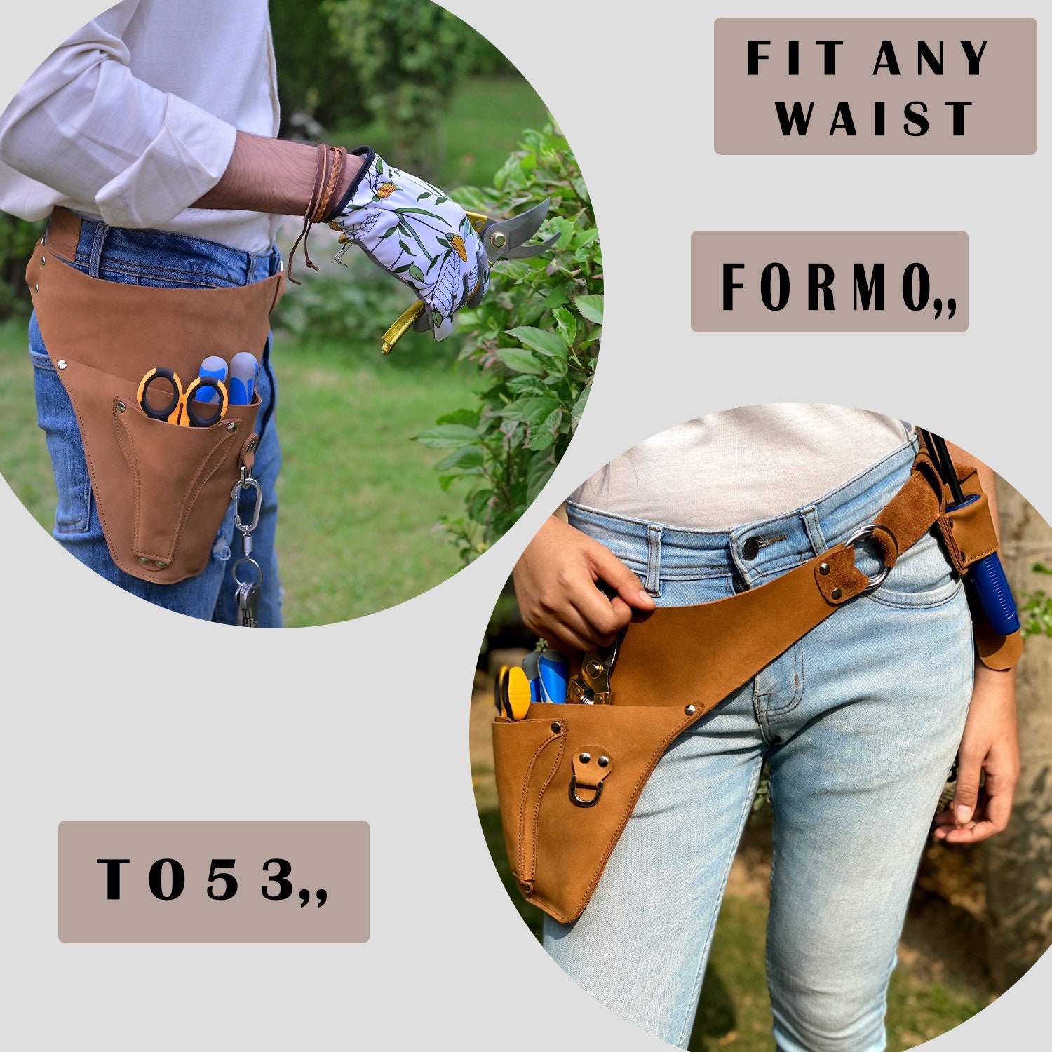 Florist Tool Belt, Garden Tool Belt, Farm Belt, Band Pouch, Floral Tool