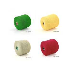 100% Merino Wool yarn on cone, lace weight, yarn for knitting, weaving and crochet, per 100g