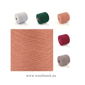 Angora yarn on cone, lace weight, yarn for knitting, weaving and crochet, per 100g