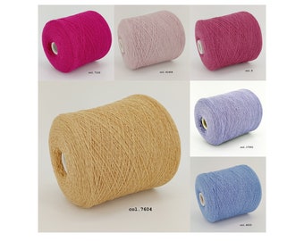 Pelote De Laine A03 Mérinos/Cachemire/Soie Blanche (15) - 250g, Fil Dentelle Superwash, Italie