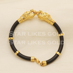 Elephant 22 karat 22k gold Small Bangle Bracelet Jewelry for Birthday Gift, PR1561