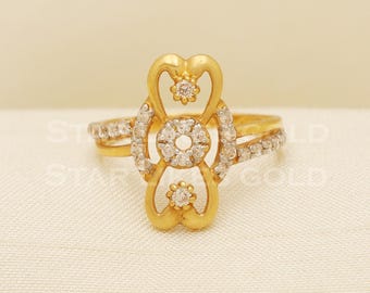18 karat 18k gold Handmade Ring jewelry