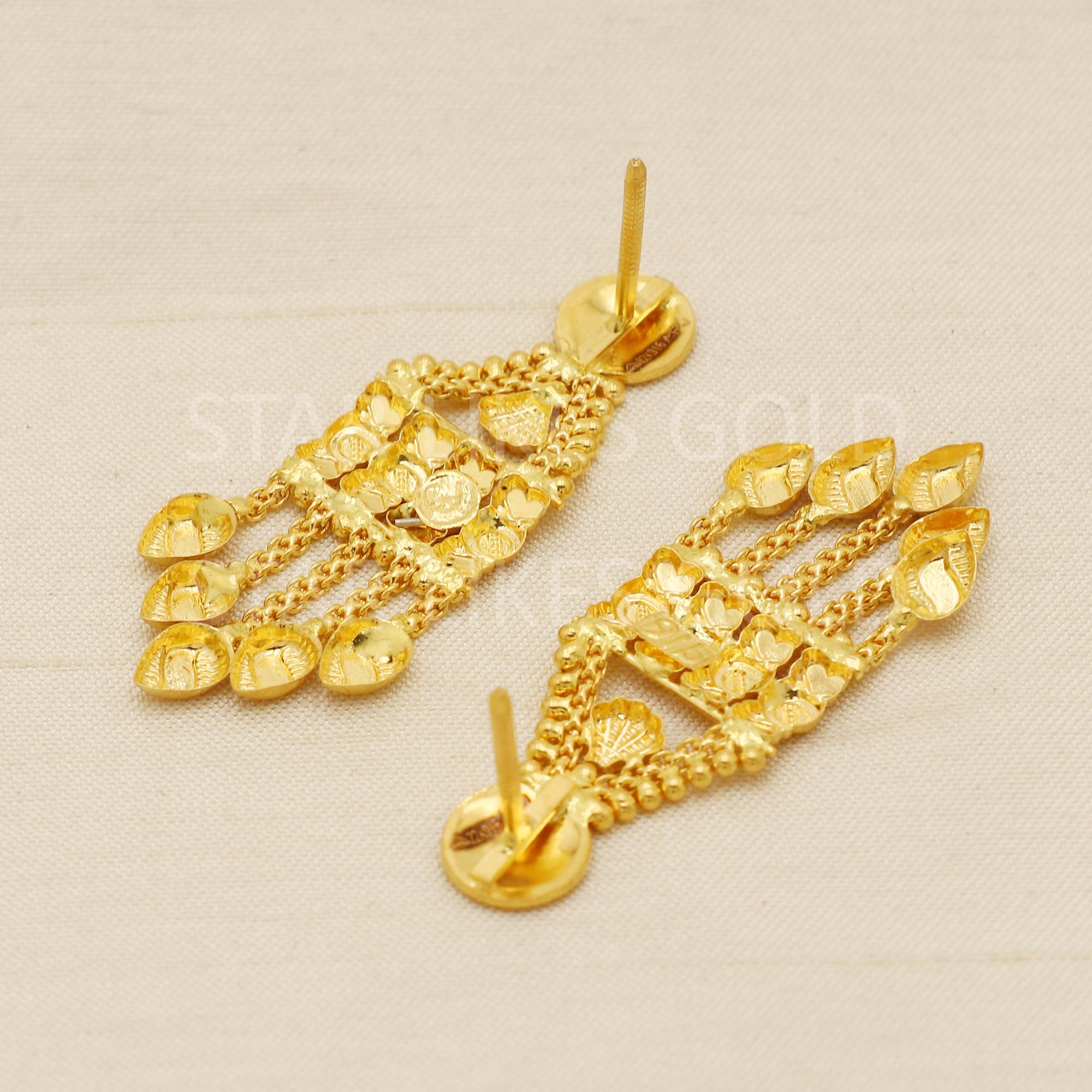 22k ピアス DIAMOND SKINNY PIERCED EARRINGS(両耳用)(2JP0997-P)K10 ピアス