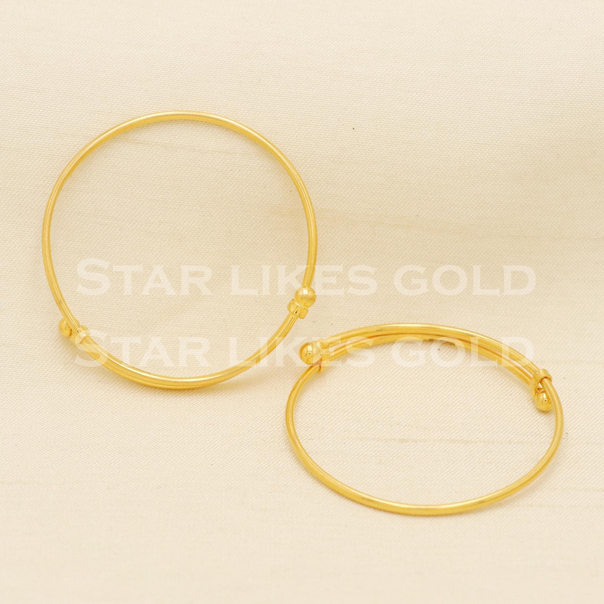 ❤ともちゃんさま❤2025年Bracelet❤❤ 22 Karat 22k Gold Child Baby Bangle Bracelet Charms Jewelry for