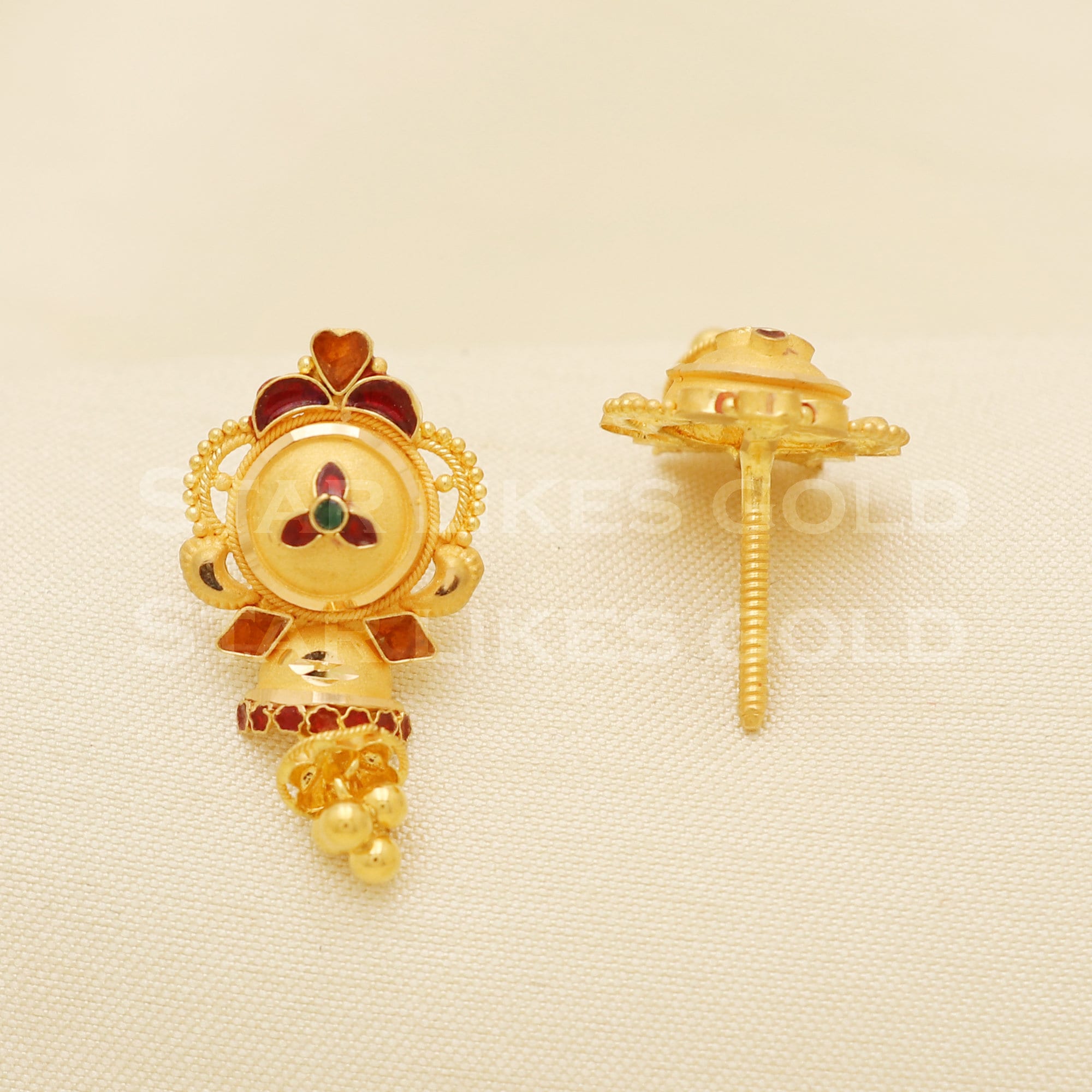 Design of gold ear ring best sale