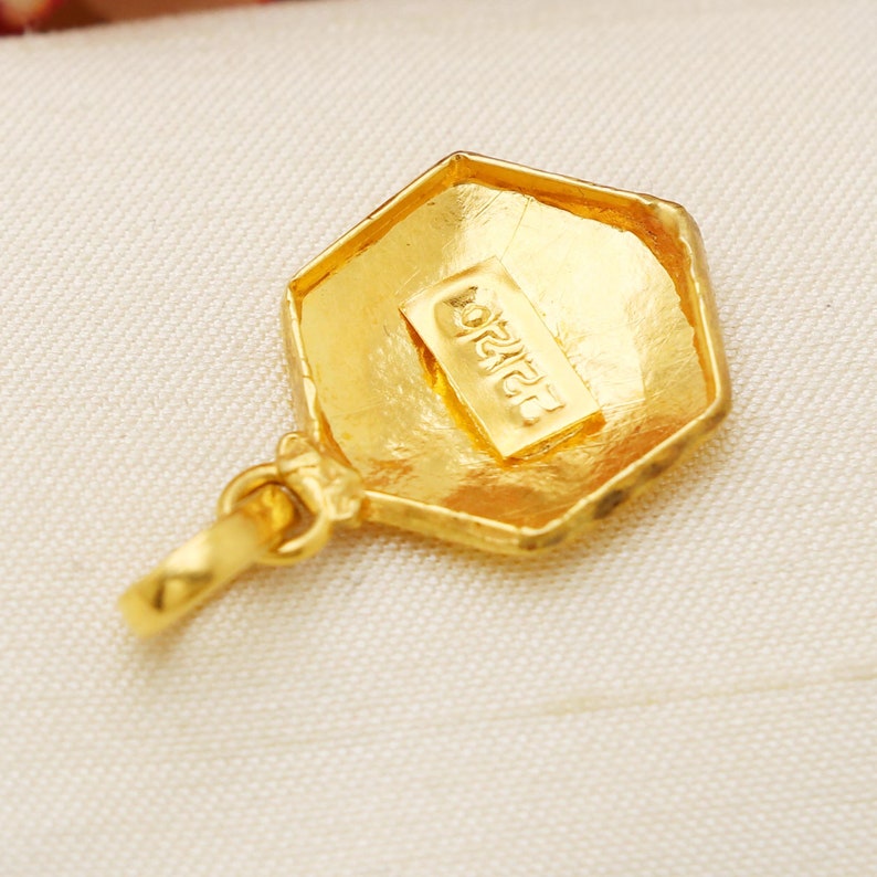 22k Gold Pendant Jewelry, Asian Gold Pendant, 22kt Gold Locket Pendant Valentine Gift, Etsy