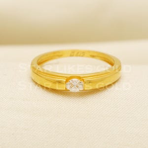 Atemberaubender 22 Karat 22k Gold Bandring Schmuck, PR1082