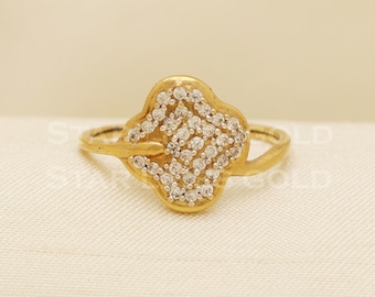 18 karat 18k gold Handmade Ring jewelry