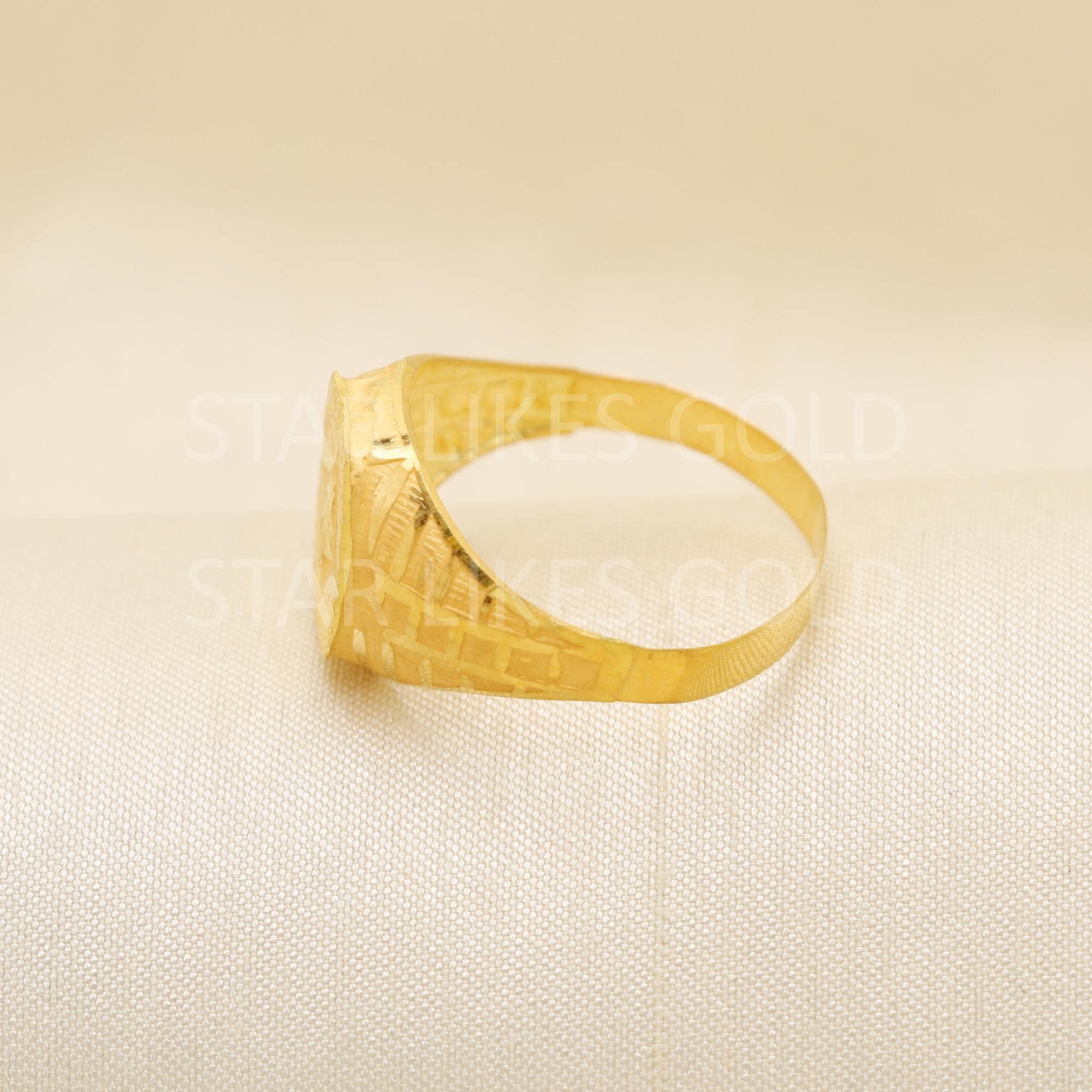 Handcrafted 22k Gold Ring – Artisan Designer Jewelry, Size 12 - Etsy