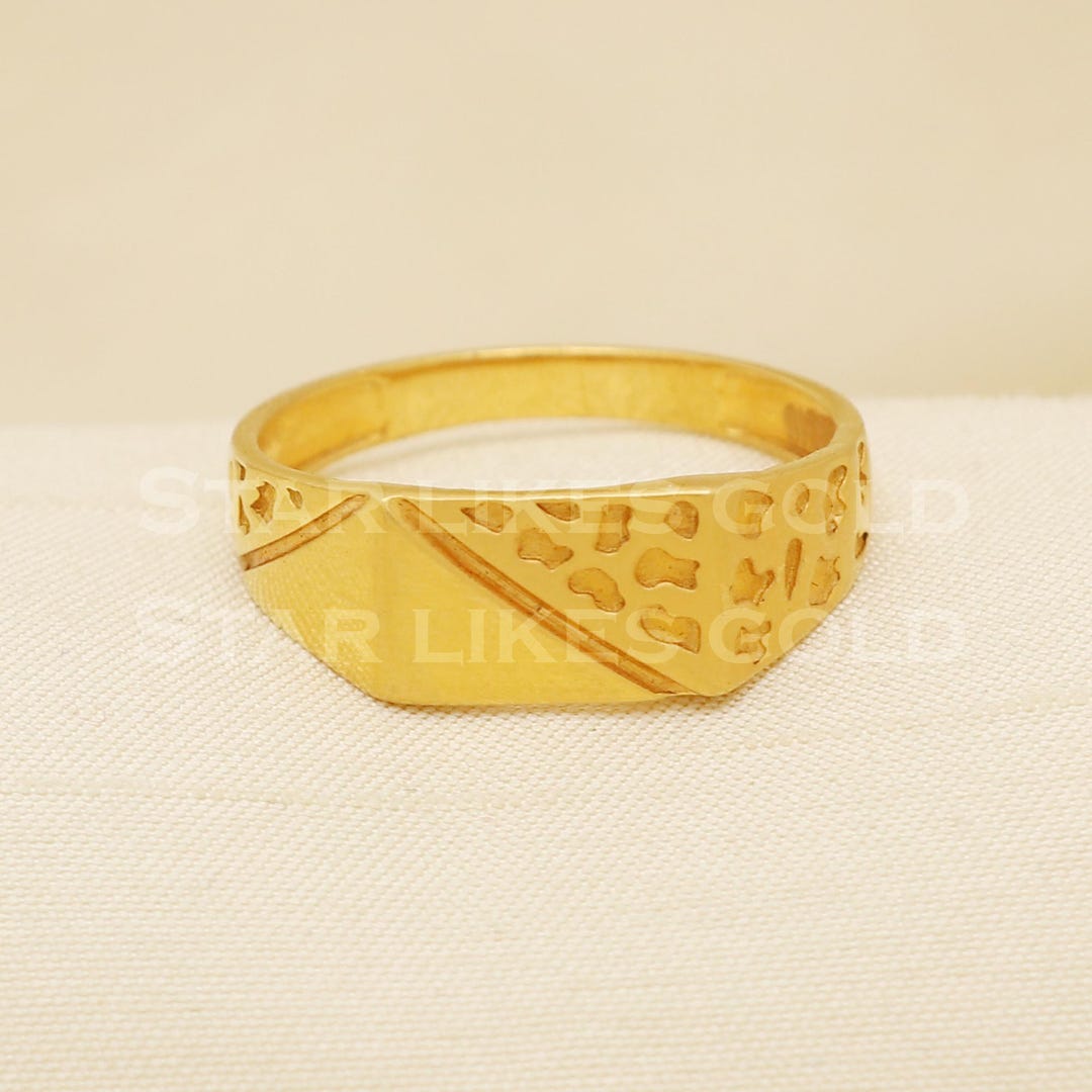 22 Karat 22k Gold Handmade Ring Jewelry - Etsy