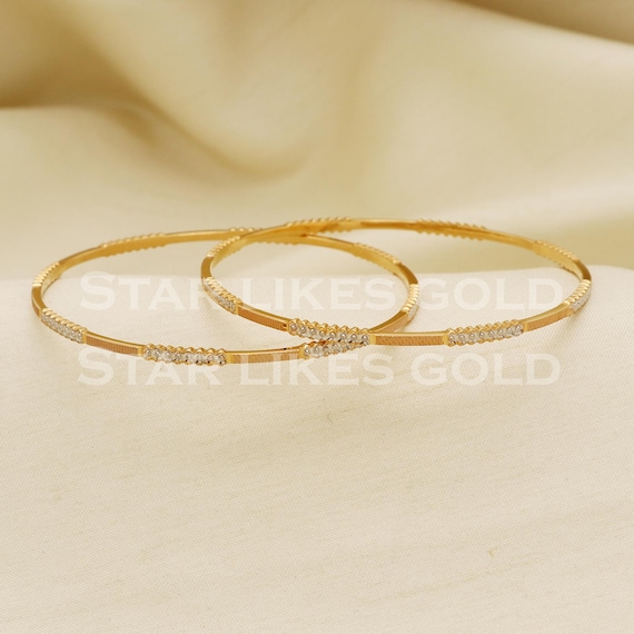 【美品】human made bangle gold 22 Karat 22k Gold Handmade Bangle Bracelet Jewelry - Etsy