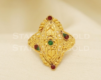 18 karat 18k gold Handmade Ring jewelry