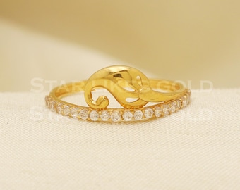 18 karat 18k gold Handmade Ring jewelry