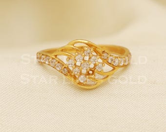 18 karat 18k gold Handmade Ring jewelry