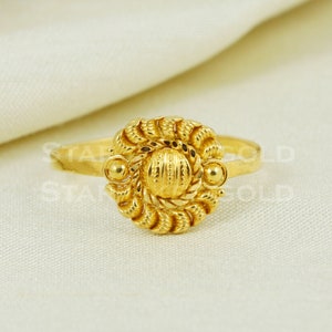 Stunning 22 Karat 22k Gold Band Ring Jewelry, PR1092 - Etsy Stunning 22 Karat 22k Gold Band Ring Jewelry, PR1092 - Etsy