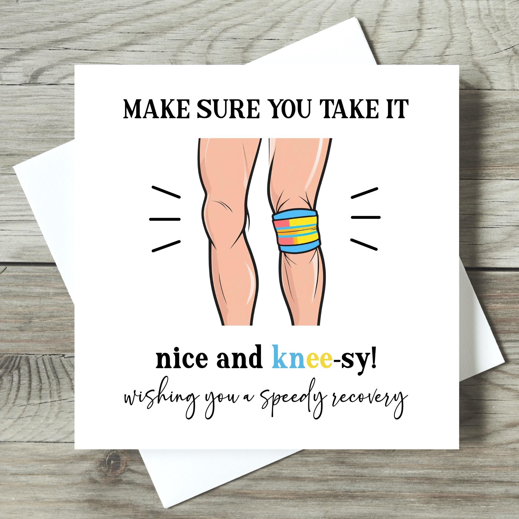 Funny Get Well Soon Card, Humor Speedy Surgery Recupero