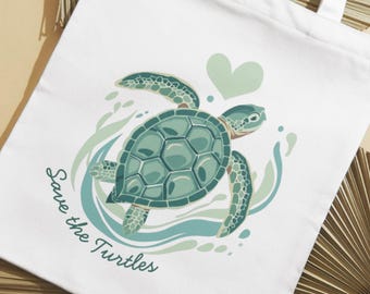 Save The Turtles Shirt PNG - Ocean Conservation Grafik - Umweltfreundliches Sommer T-Shirt Design zum Herunterladen
