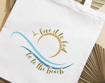 Give It to God and Go to the Beach PNG | Coastal Christian Summer Shirt Sublimation Design