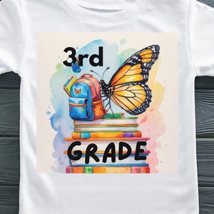 3rd Grade PNG, Back to School PNG