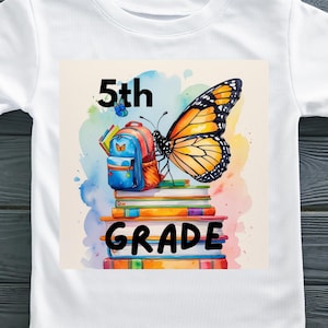5th Grade PNG, Back to School PNG