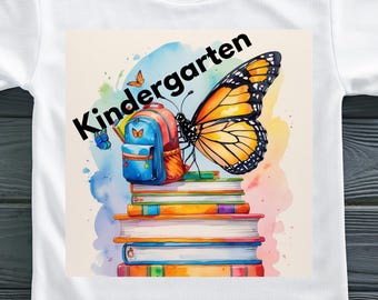 Kindergarten PNG, Back to School PNG (Digital Download)