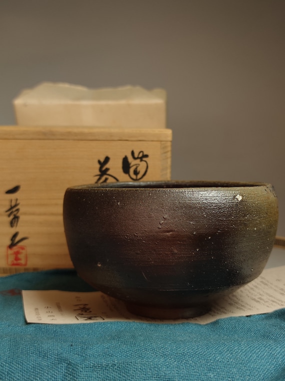 抹茶茶碗⑦】Bizen ware Matcha tea bowl 送料無料！ 備前焼『抹茶茶碗