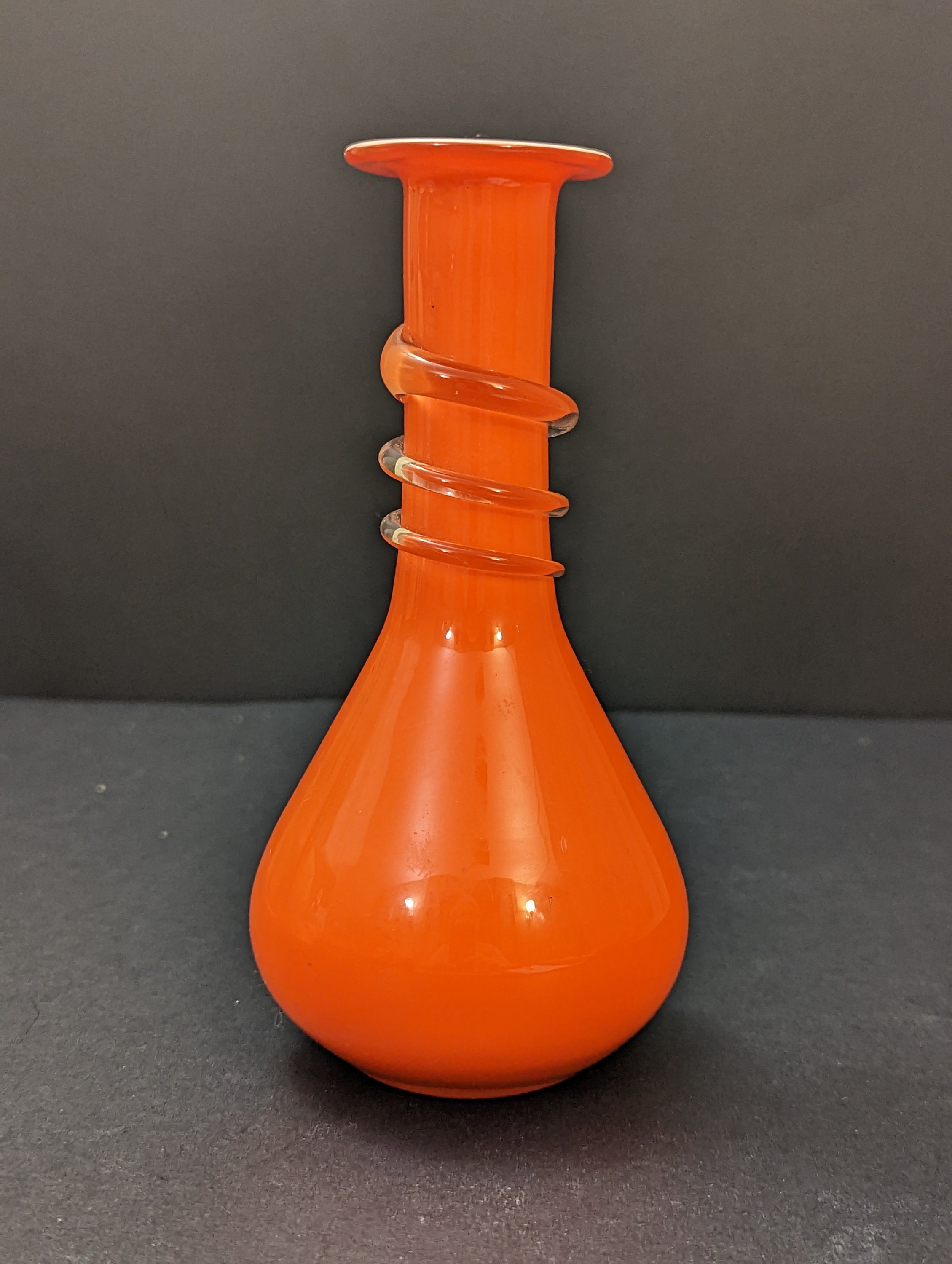 Cut Glass Vase Mini Blood Orange main image 0