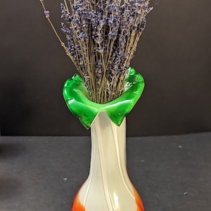 Calla Lily Murano style Art Glass Vase Jack in the Pulpit