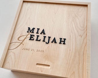 Wedding Keepsake Box Wedding Engraved Gift Keepsake Box for Wedding Couple Keepsake Box Wedding Couple Gift Memory Box Wedding Storage Box