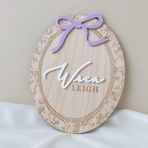 Tappe del mese della bambina, biglietto per le tappe del mese della bambina, decorazioni per la cameretta della bambina, segnaposto personalizzato per le tappe del mese della bambina, regalo, cartello per le tappe del mese della bambina, fiocco immagine 19