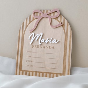 Birth Stat Sign Birth Announcement Sign for Hospital Birth Stat Announcement Name Announcement Sign Girl Hospital Name Sign Baby Girl Birth