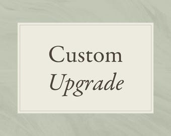Custom Upgrade — Inkwell & Indigo