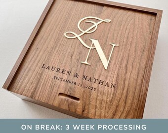 Wedding Memory Keepsake Box Custom Memory Box Wooden Photo Box Acrylic Wedding Box Our Wedding Memories Wedding Album Box Couple Memory Box