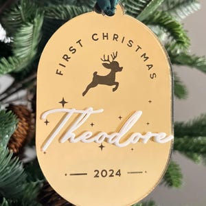 First Baby Christmas Ornament Baby's First Christmas Ornament 2025 Baby Christmas Baby Gift Christmas First Xmas Keepsake New Baby Ornament