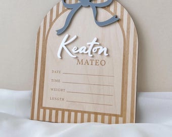 Baby Boy Hospital Name Sign Boy Birth Announcement Sign Baby Boy Name Sign for Hospital Boy Newborn Sign Name Announcement Sign Boy Hospital