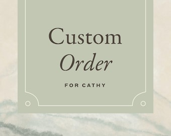 Custom Order for Cathy — Inkwell & Indigo