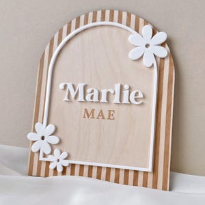 Blume Monatliche Meilenstein Baby Mädchen Geburtsankündigung Karte Meilenstein Baby Marker Meilenstein Gänseblümchen Namensschild Geburtsankündigung Baby Zeichen