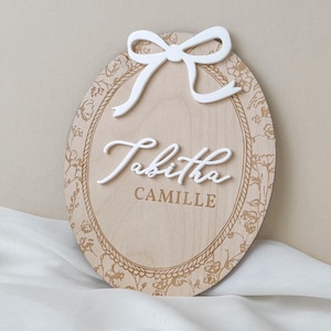 Tappe del mese della bambina, biglietto per le tappe del mese della bambina, decorazioni per la cameretta della bambina, segnaposto personalizzato per le tappe del mese della bambina, regalo, cartello per le tappe del mese della bambina, fiocco immagine 9