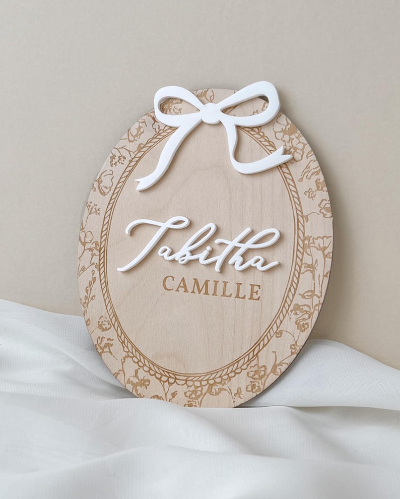 Tappe del mese della bambina, biglietto per le tappe del mese della bambina, decorazioni per la cameretta della bambina, segnaposto personalizzato per le tappe del mese della bambina, regalo, cartello per le tappe del mese della bambina, fiocco immagine 9