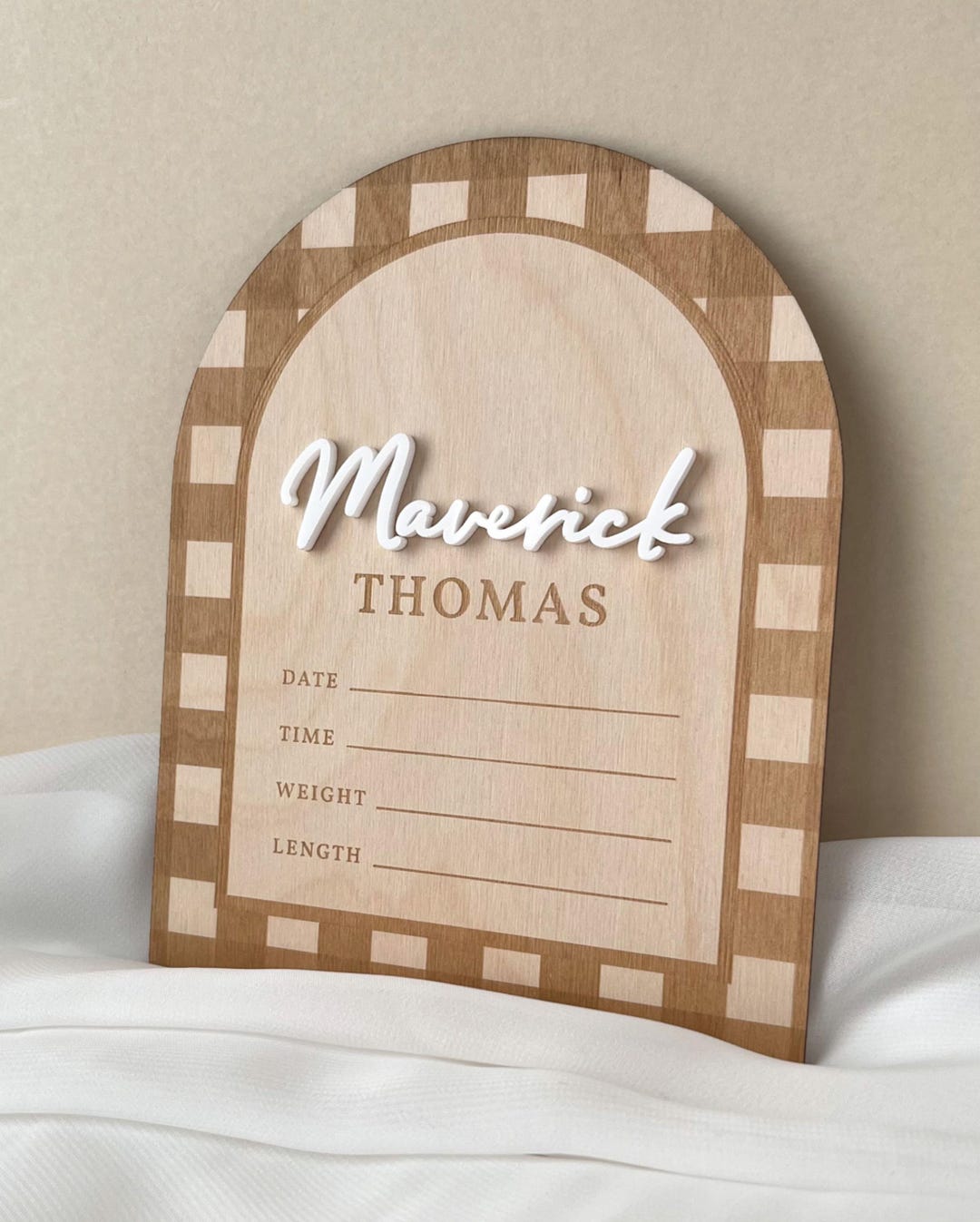 Baby Boy Name Announcement Sign Boy Hospital Announcement Sign Boy Name ...
