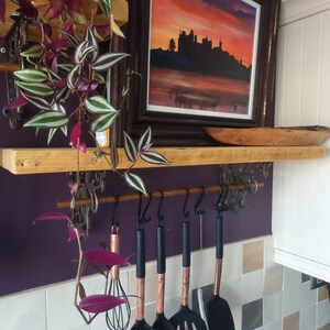 Rustic reclaimed shelf kit