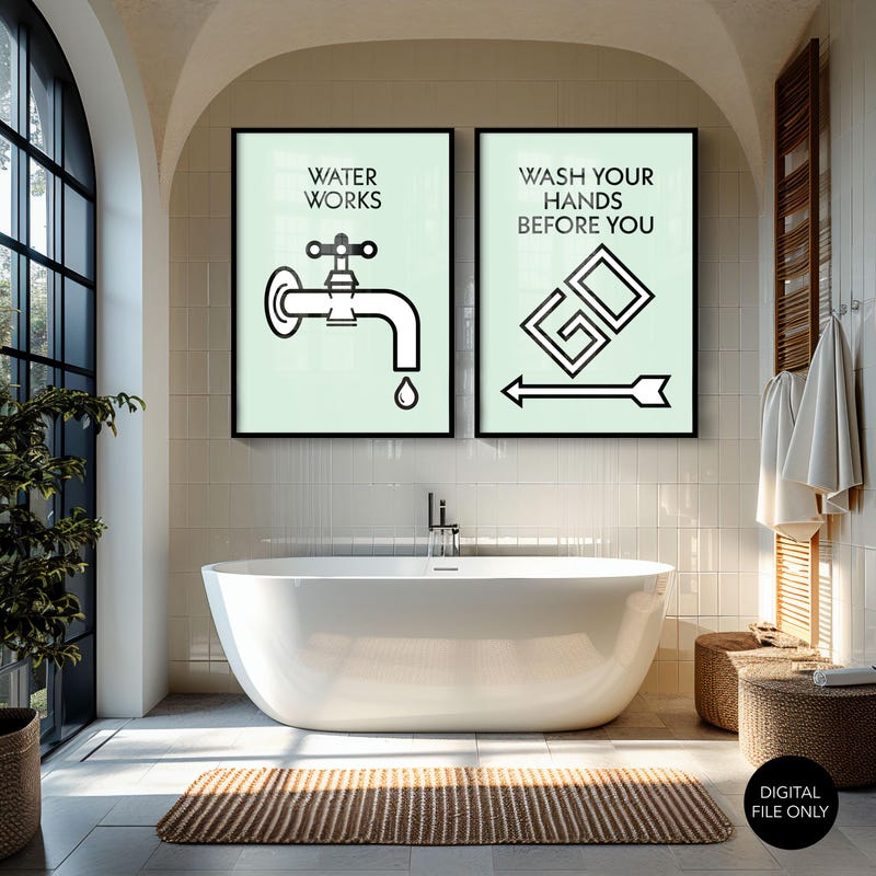 Monopoly Bathroom - Etsy