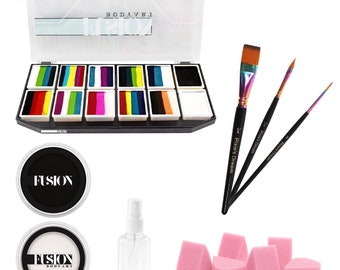 Peinture faciale Fusion - Kit de palette Ultimate Split Cake