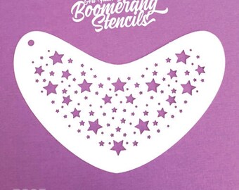 Boomerang Face Paint Stencil by Art Factory | Star Twinkle - B005